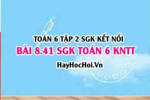 Bài 8.41 SGK Toán 6 tập 2 Kết nối tri thức